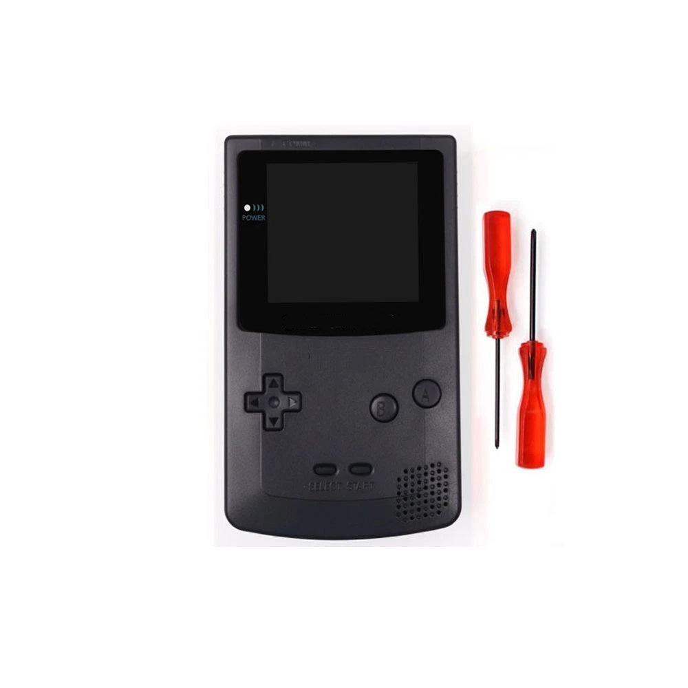 For GBC Game Boy Color Full Housing Shell Fit for OLED Amoled Screen Front and back cover Button