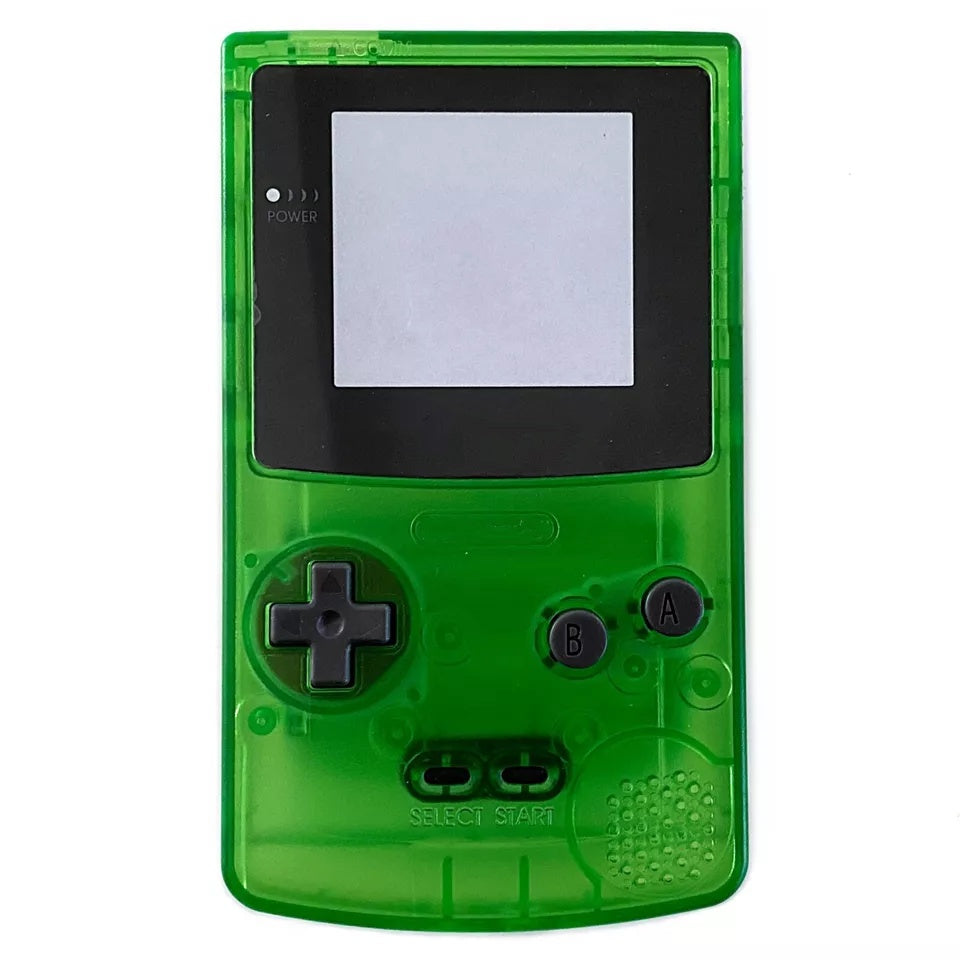 For GBC Game Boy Color Full Housing Shell Fit for OLED Amoled Screen Front and back cover Button